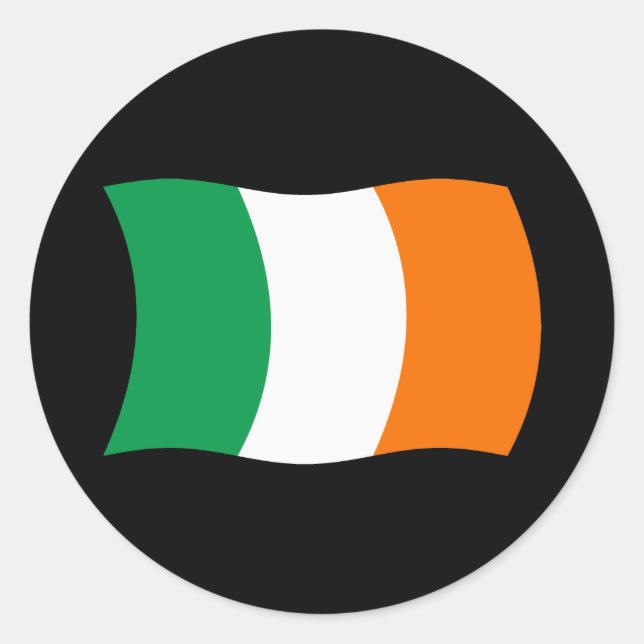Ireland Flag Sticker (Front)