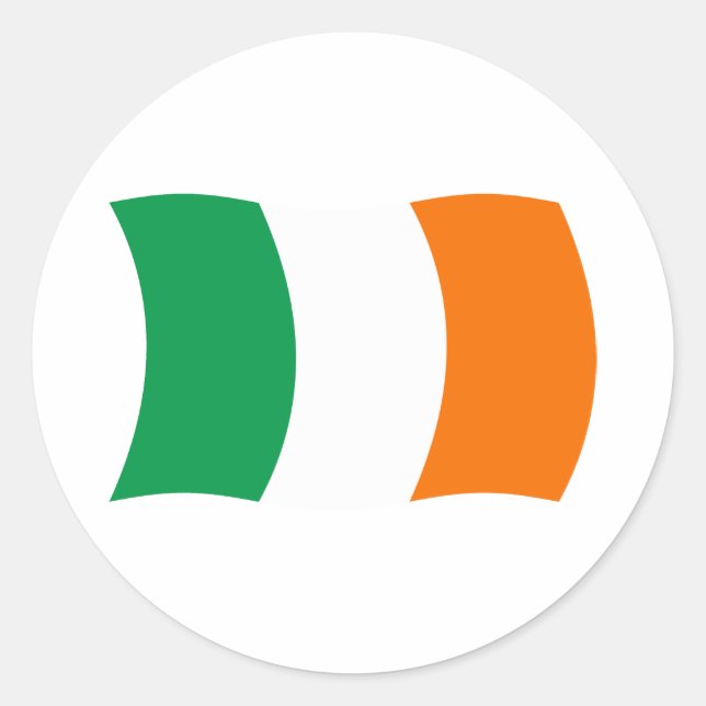 Ireland Flag Sticker (Front)