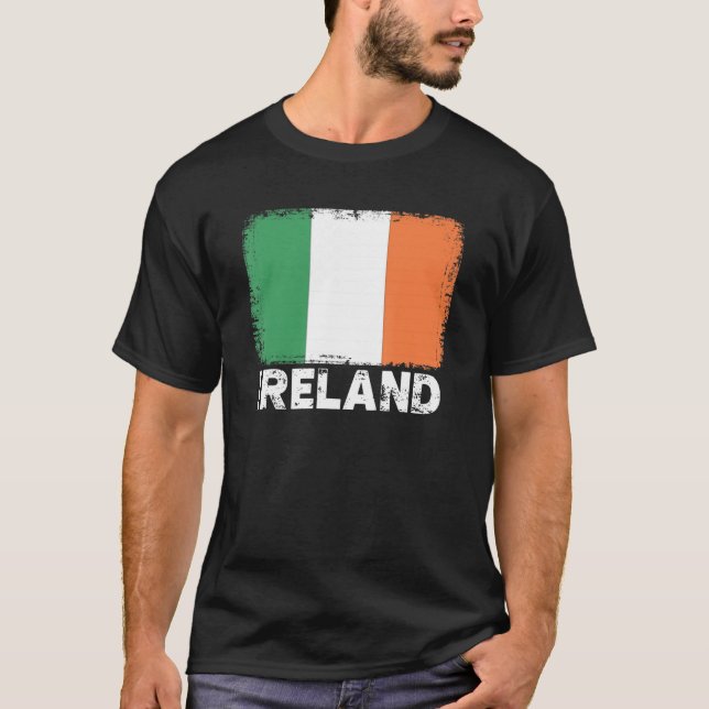 Ireland Flag   Support Irish People Women Men   T-Shirt (Front)