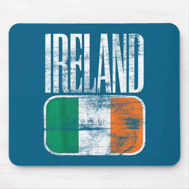Ireland Flag Suprt  Mouse Mat (Front)