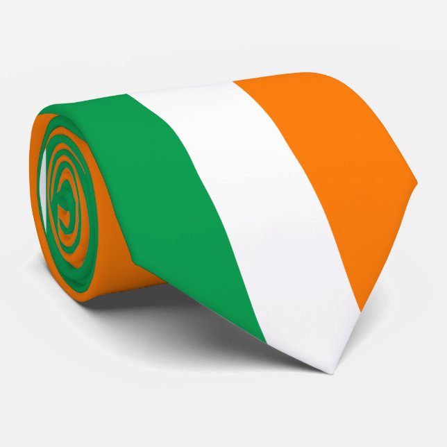 Ireland Flag Tie (Rolled)