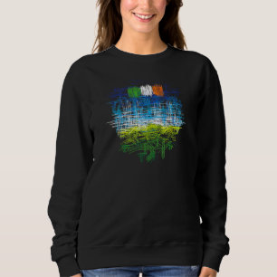 Ireland - Flag With Landscape Design Sweatshirt
