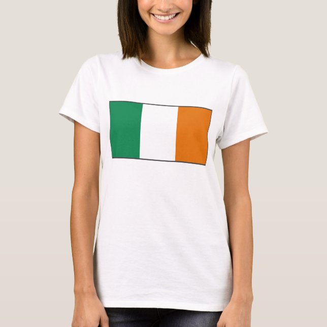 Ireland Flag x Map T-Shirt (Front)
