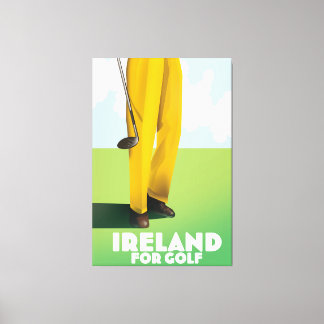 Ireland For Golf Canvas Print