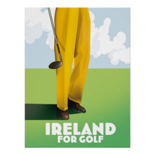 Ireland For Golf Poster