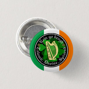 Ireland forever/Erin go bragh/a land/people/spirt 3 Cm Round Badge