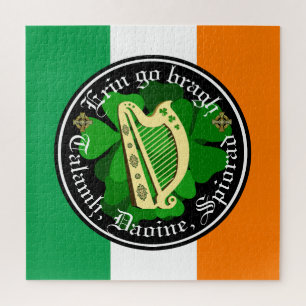 Ireland forever/Erin go bragh/a land/people/spirt Jigsaw Puzzle