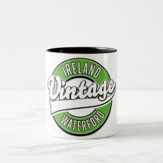 ireland Galway vintage logo Two-Tone Coffee Mug