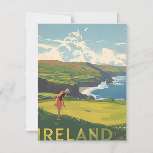 Ireland Golf Postcard