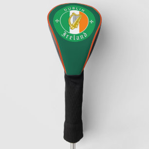 Ireland Golfing, Covers, Dublin, Irish Flag Golf Head Cover