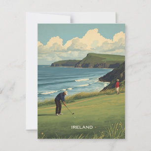 Ireland Golfing Postcard
