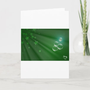 Ireland Green Pattern Art Peace Love Destiny Card