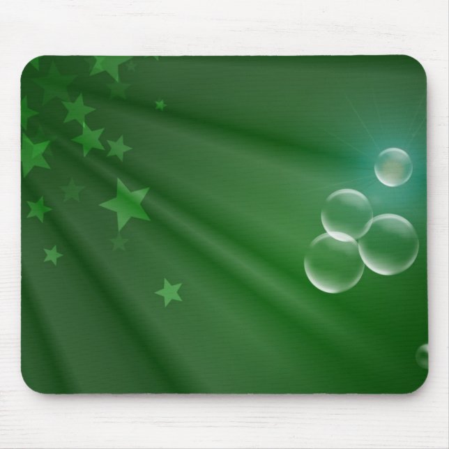 Ireland Green Pattern Art Peace Love Destiny Mouse Mat (Front)