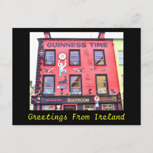 Ireland Happy Hour Postcard