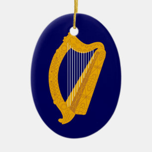 Ireland Harp and Anthem Ornament
