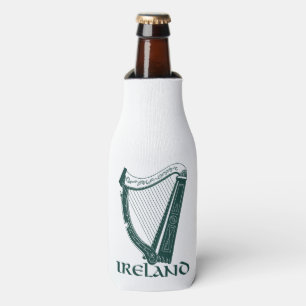 Ireland Harp Design, Irish Harp Bottle Cooler