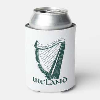 Ireland Harp Design, Irish Harp Can Cooler