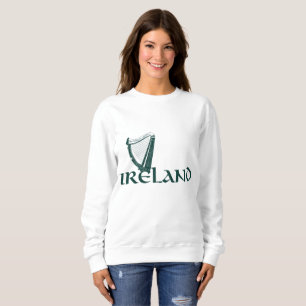 Ireland Harp Design, Irish Harp Sweatshirt
