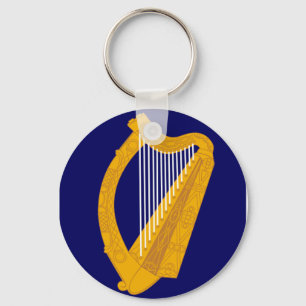 Ireland Harp emblem Key Ring