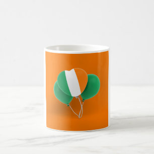 Ireland Heart Balloons Mug