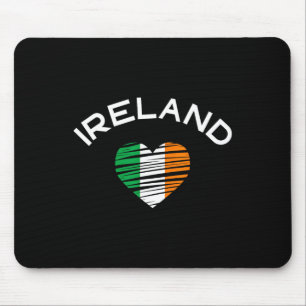 Ireland Heart St Patricks Proud Irish Flag Roots H Mouse Mat