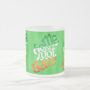 Ireland Home of Football GAA Frosted Glass Coffee Mug