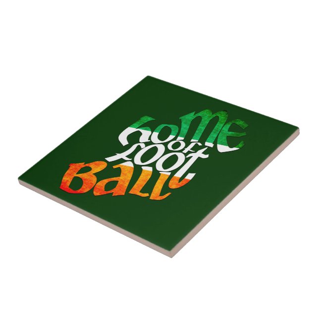 Ireland Home of Football GAA Tile (Side)