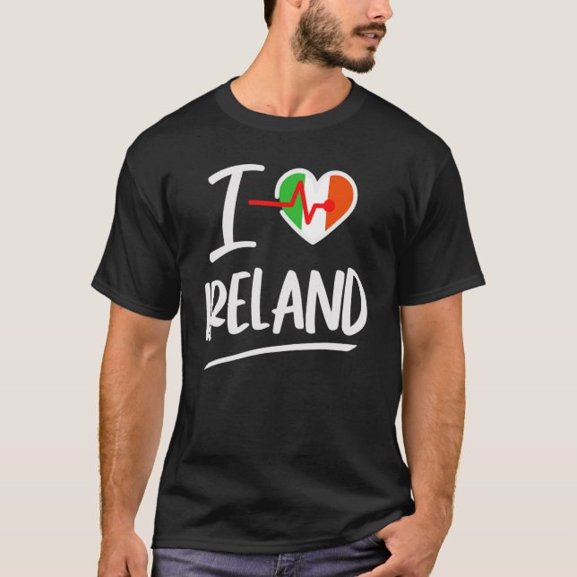 Ireland  I love Ireland I heart Ireland T-Shirt (Front)