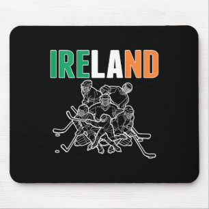 Ireland Ice Hockey Fans Jersey - Support Irish Hoc Mouse Mat