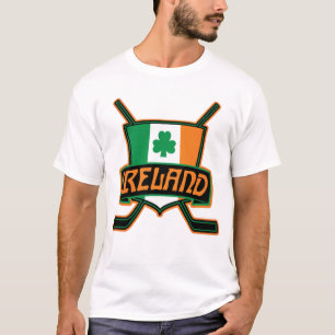 Ireland Ice Hockey Shirsey with Name & Number T-Shirt