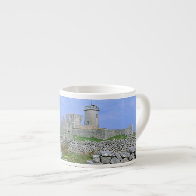 Ireland, Inishmore, Aran Island, Dun Aengus Fort Espresso Cup (Front Right)