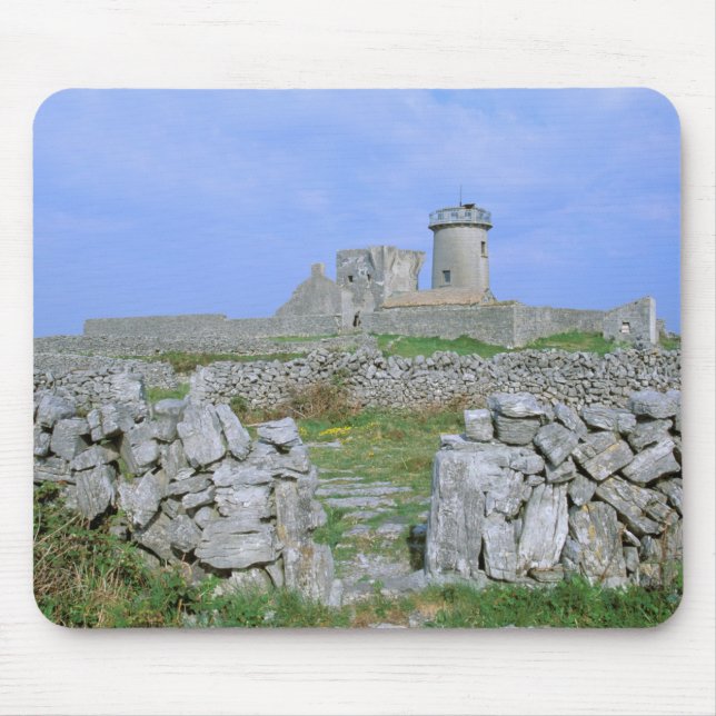 Ireland, Inishmore, Aran Island, Dun Aengus Fort Mouse Mat (Front)
