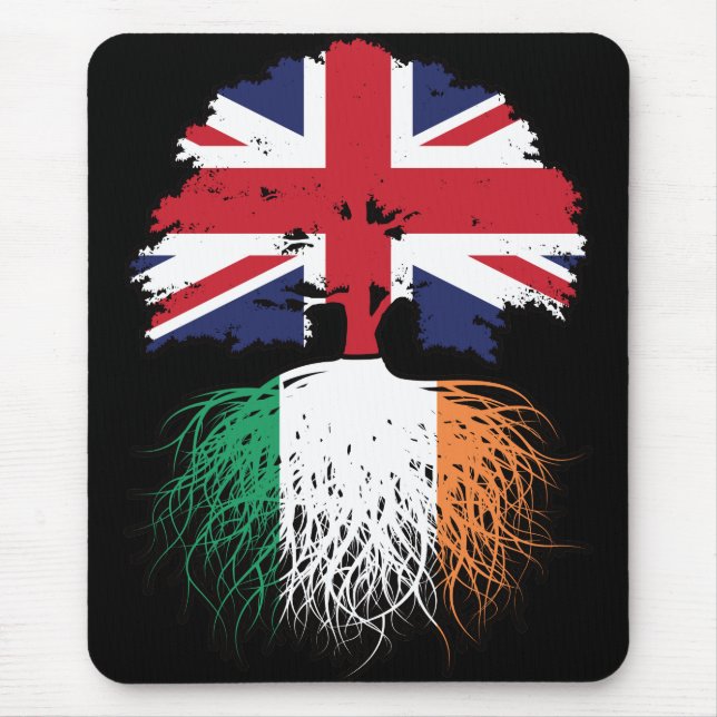 Ireland Irish British UK United Kingdom Britain Mouse Mat (Front)