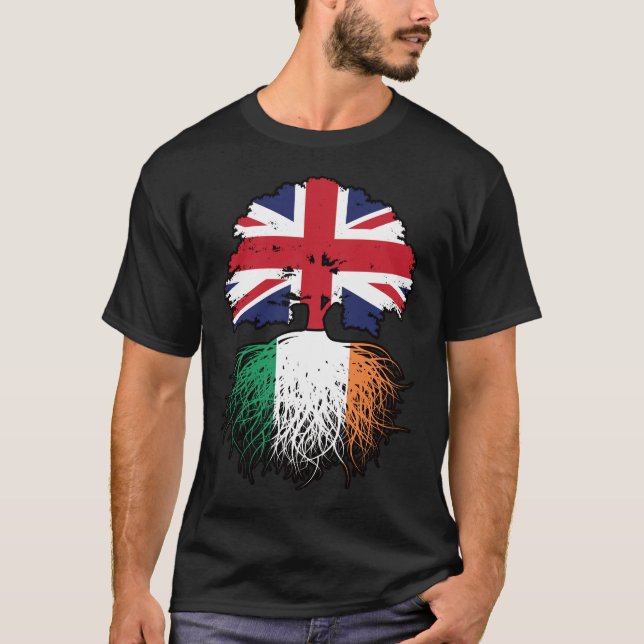 Ireland Irish British UK United Kingdom Britain T-Shirt (Front)