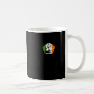 Ireland Irish Eire Flag Design on Soccer Ball Coffee Mug