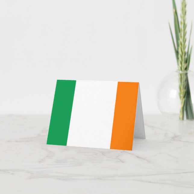 Ireland (Irish) Flag Card (Front)