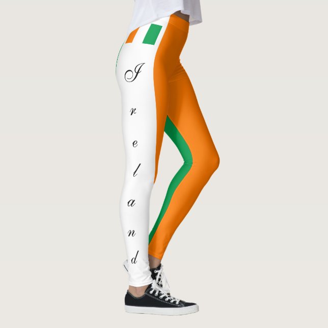Ireland & Irish Flag fashion travel/sport fan Legg Leggings (Right)