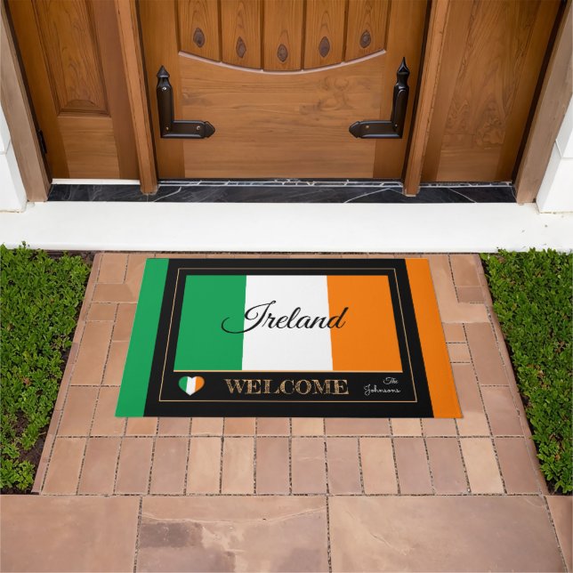 Ireland & Irish Flag house mats /sports Welcome (Outdoor)