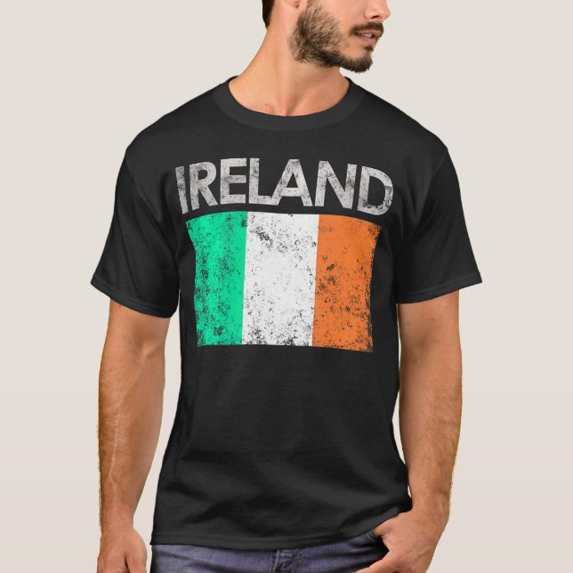 Ireland Irish Flag Pride T-Shirt (Front)