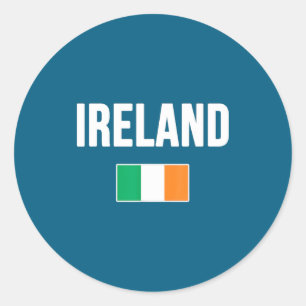 Ireland Irish Flag Souvenir Classic Round Sticker