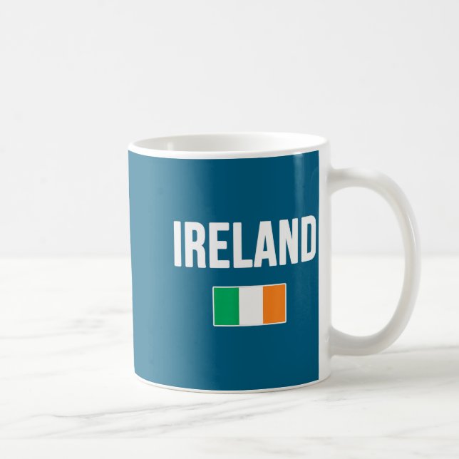 Ireland Irish Flag Souvenir  Coffee Mug (Right)