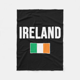 Ireland Irish Flag Souvenir Fleece Blanket