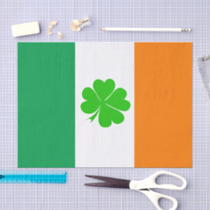Ireland, Irish Flag tissue paper, shamrock Paper