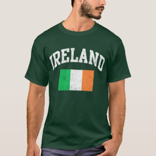 Ireland Irish Flag Vintage St Patricks Day T-Shirt