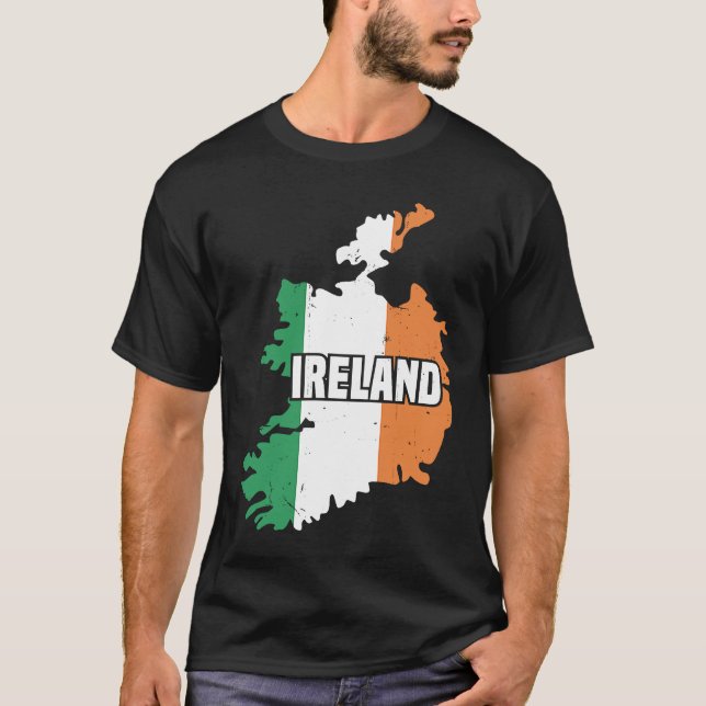 Ireland Irish Home Pride Irish Flag  1 T-Shirt (Front)
