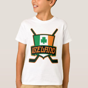 Ireland Irish Ice Hockey Logo T-Shirt