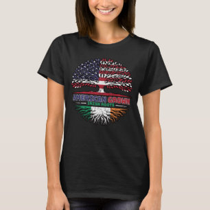 Ireland Irish US American USA United States Tree T-Shirt