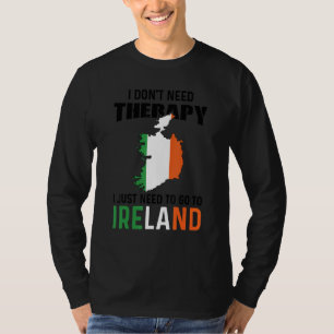 Ireland Irishman Irish Map Irish Flag St Patricks T-Shirt