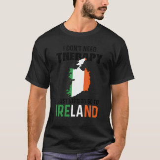 Ireland Irishman Irish Map Irish Flag St Patricks  T-Shirt