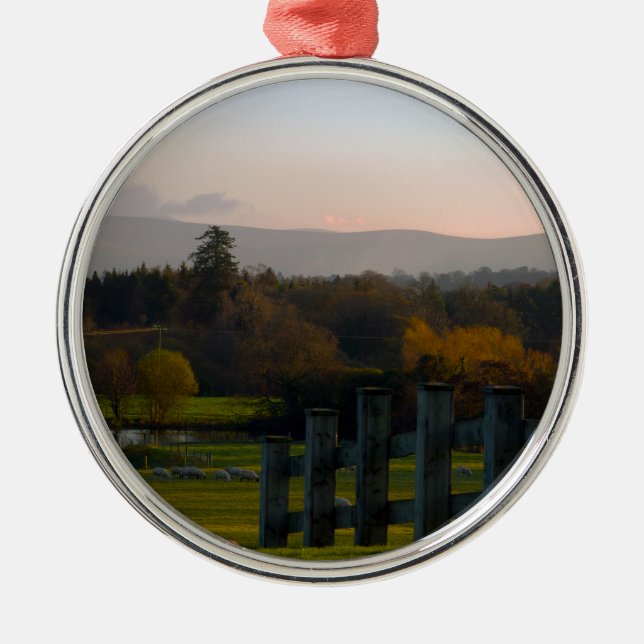 Ireland is Beautiful Metal Tree Decoration (Front)